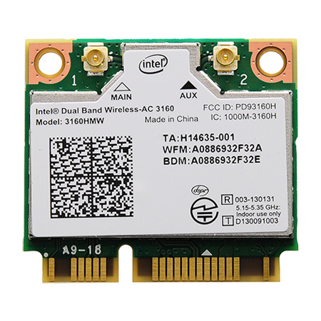 Intel® Band Wireless-AC 3160