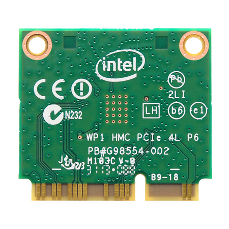 begrænse hun er tæt Intel® Dual Band Wireless-AC 3160