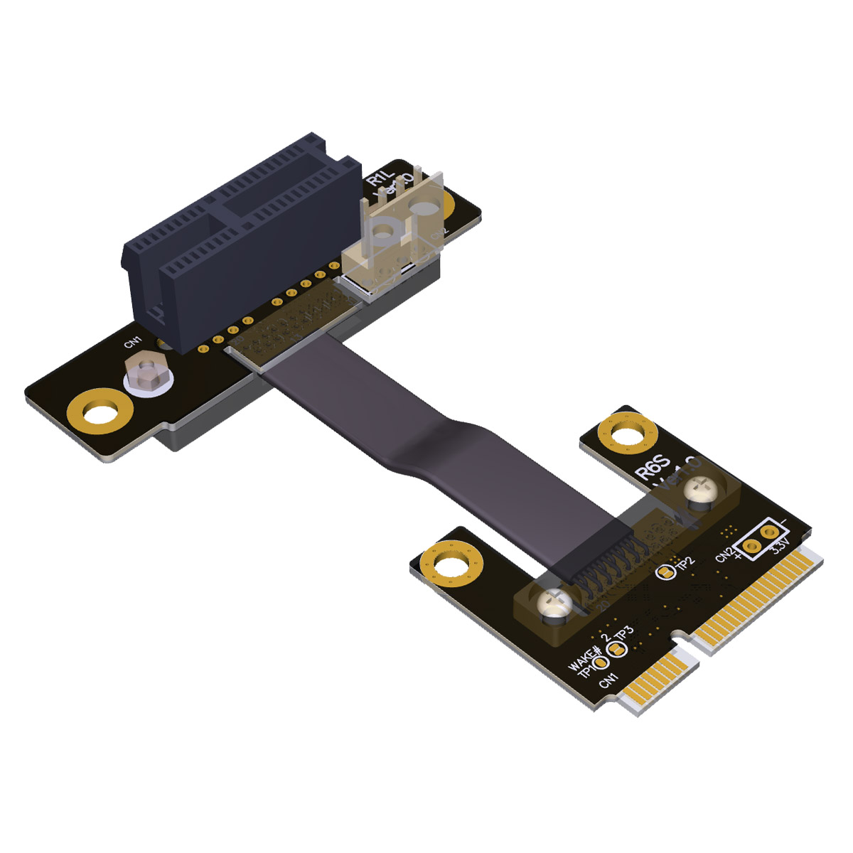 Mini PCI-E mSATA SSD to Lenovo X1 Carbon SSD Add on Cards PCBA with LIF Cable