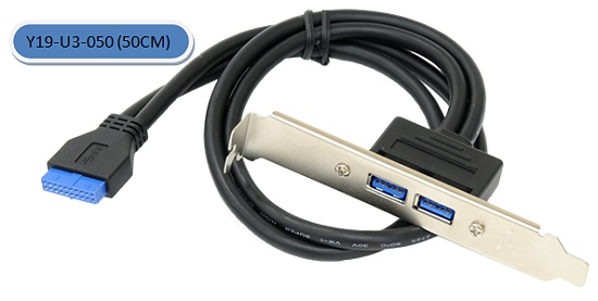 Y09-U03-050 (Motherboard USB3.0 19-Pin Extension